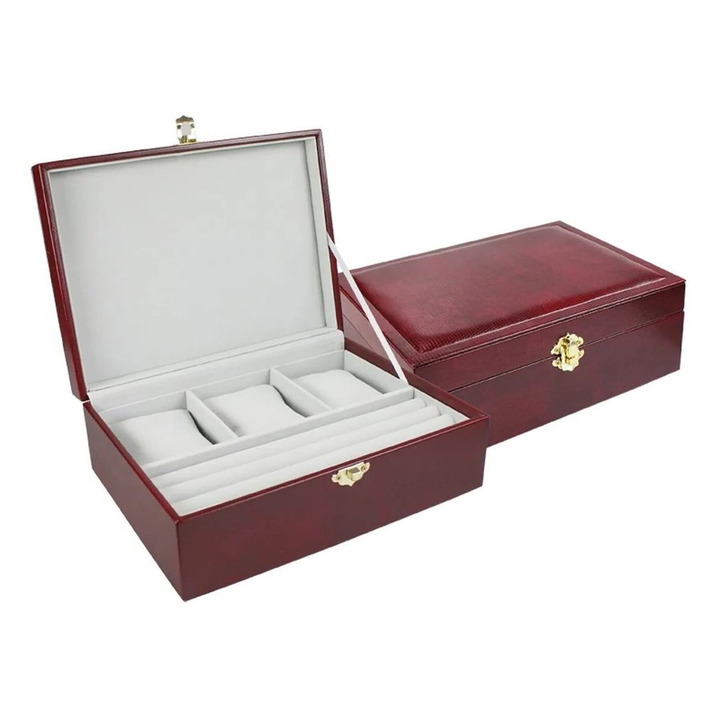 Шкатулка для ювелирных украшений из искусственной кожи