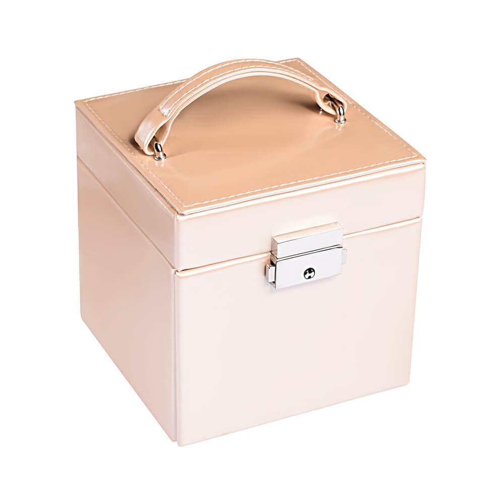 Шкатулка для ювелирных украшений из искусственной кожи