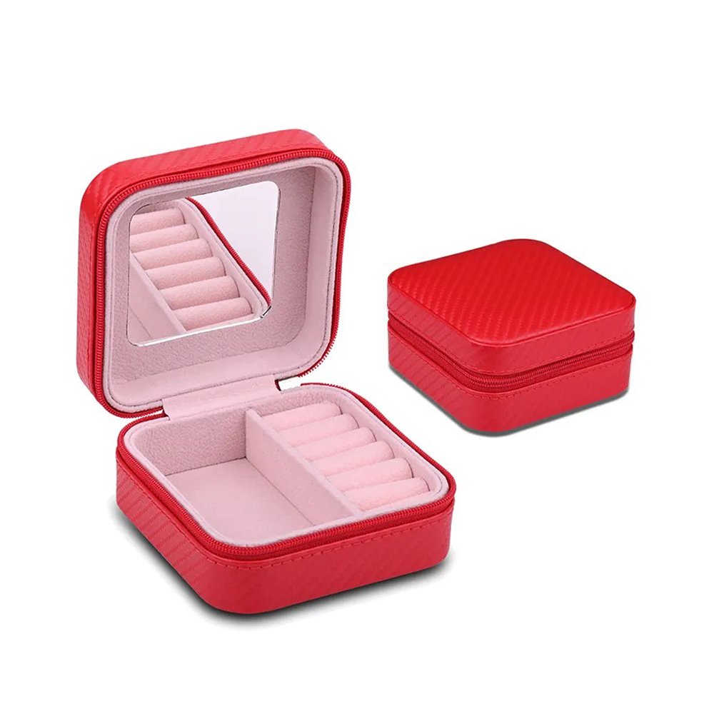 Шкатулка для ювелирных украшений из искусственной кожи