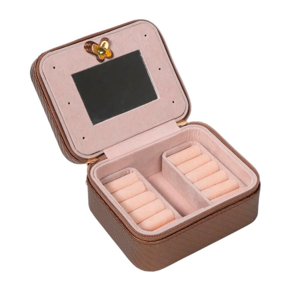 Шкатулка для ювелирных украшений из искусственной кожи
