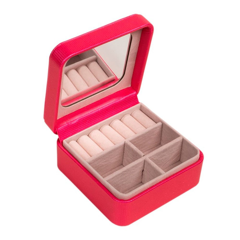 Шкатулка для ювелирных украшений из искусственной кожи