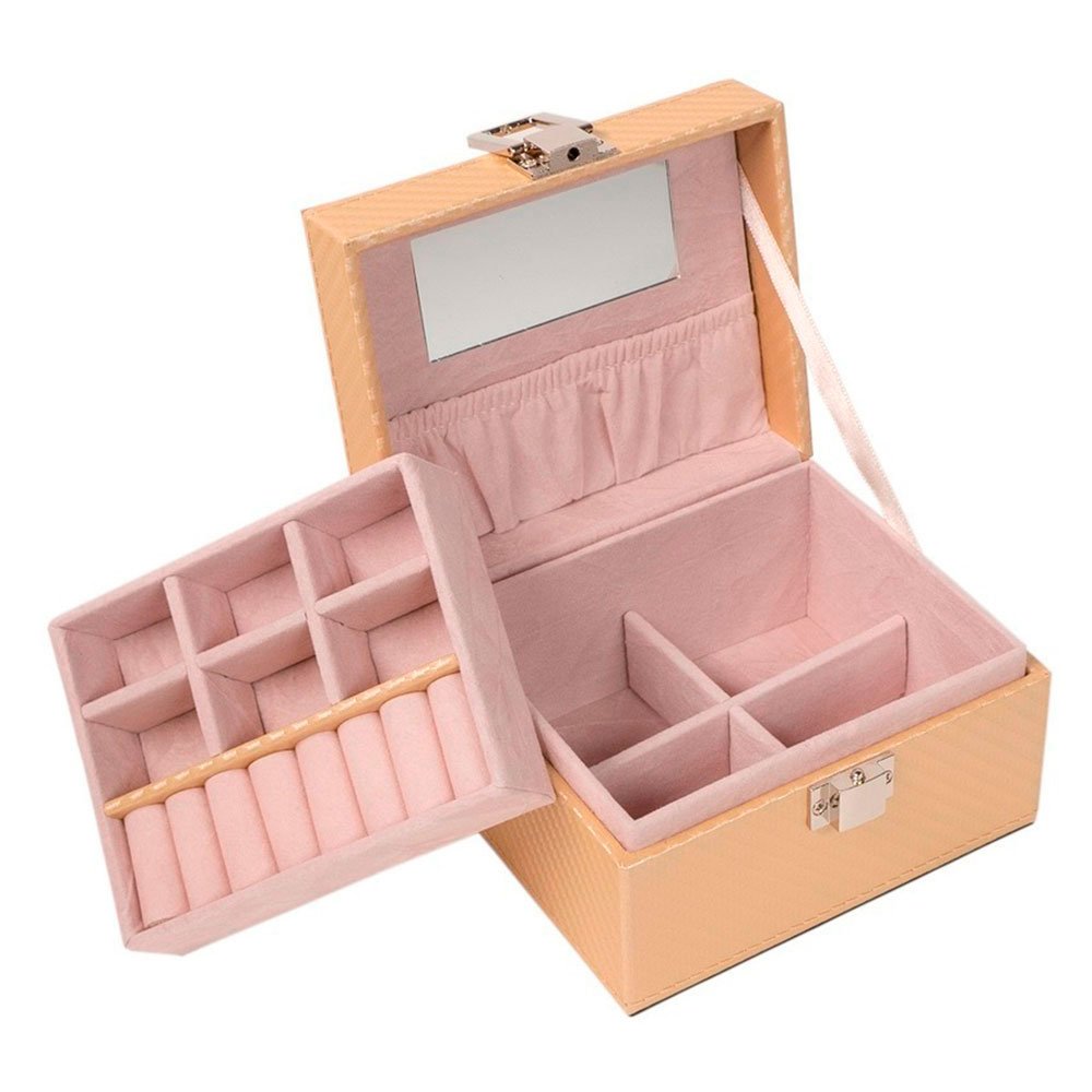 Шкатулка для ювелирных украшений из искусственной кожи