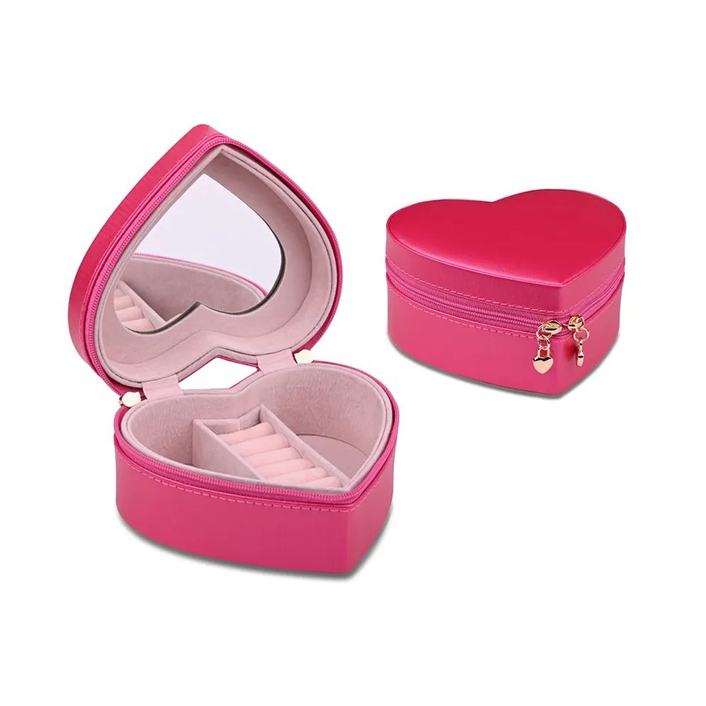 Шкатулка для ювелирных украшений из искусственной кожи