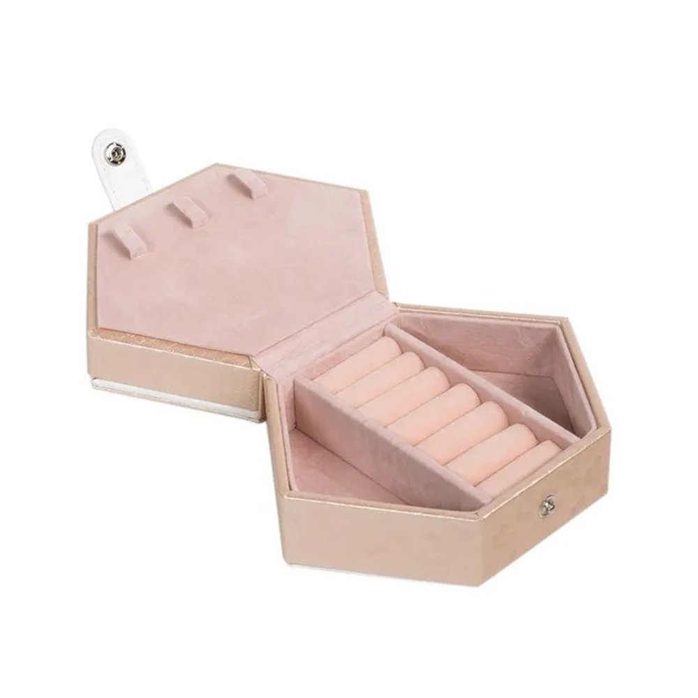 Шкатулка для ювелирных украшений из искусственной кожи