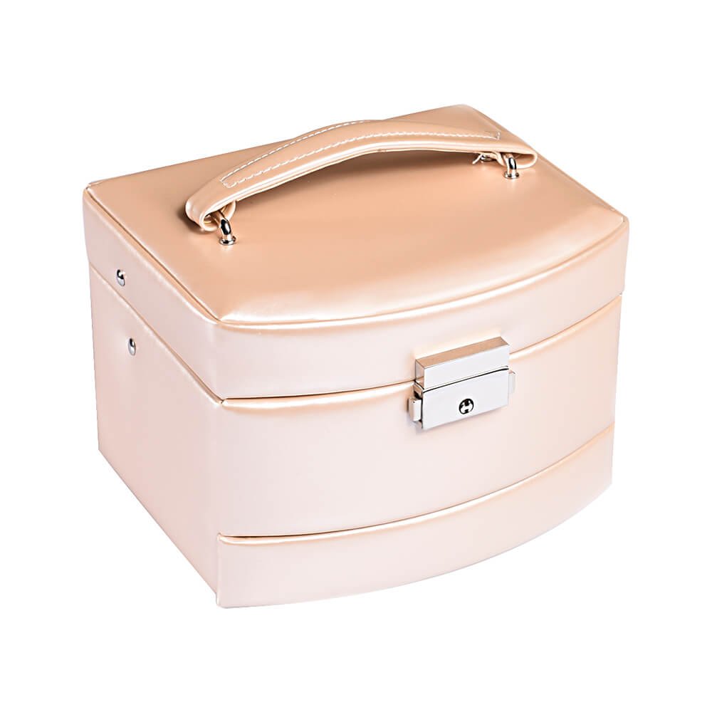 Шкатулка для ювелирных украшений из искусственной кожи