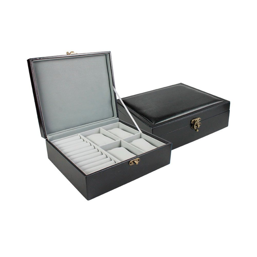 Шкатулка для ювелирных украшений из искусственной кожи Лидер