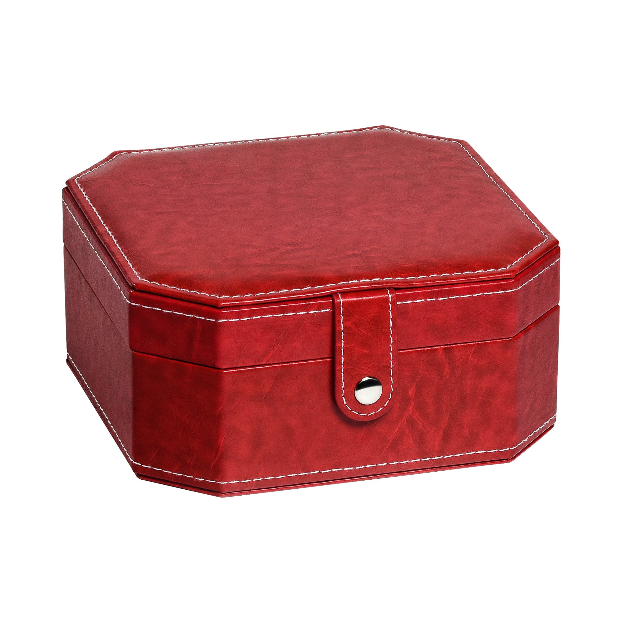 Шкатулка для ювелирных украшений из искусственной кожи